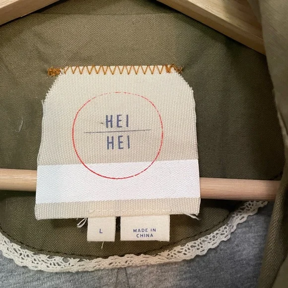 Hei Hei by Anthropologie Sequin Distressed Double Breasted Jacket - Picture 10 of 11